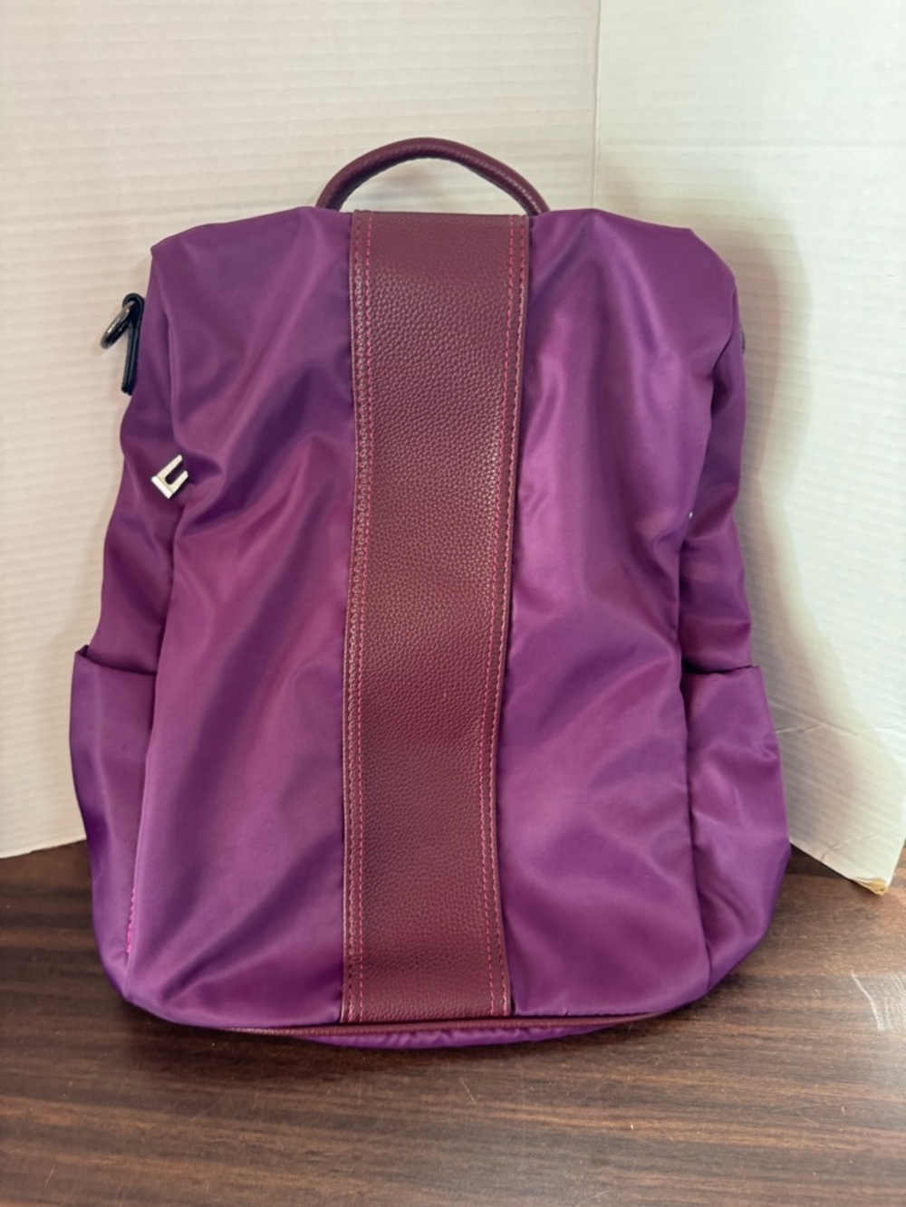 NWT Charmore Anti-Theft Shoulder Bag/Backpack Purple